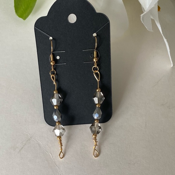 Handcrafted Dangle Earrings - Picture 2 of 3